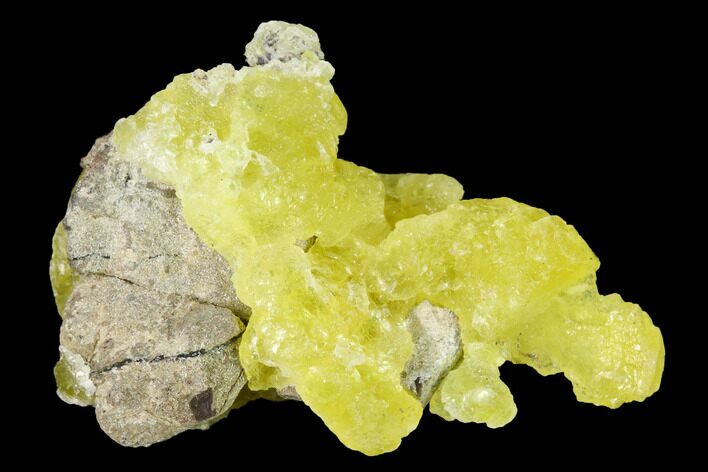 Lemon-Yellow Brucite - Balochistan, Pakistan #155224